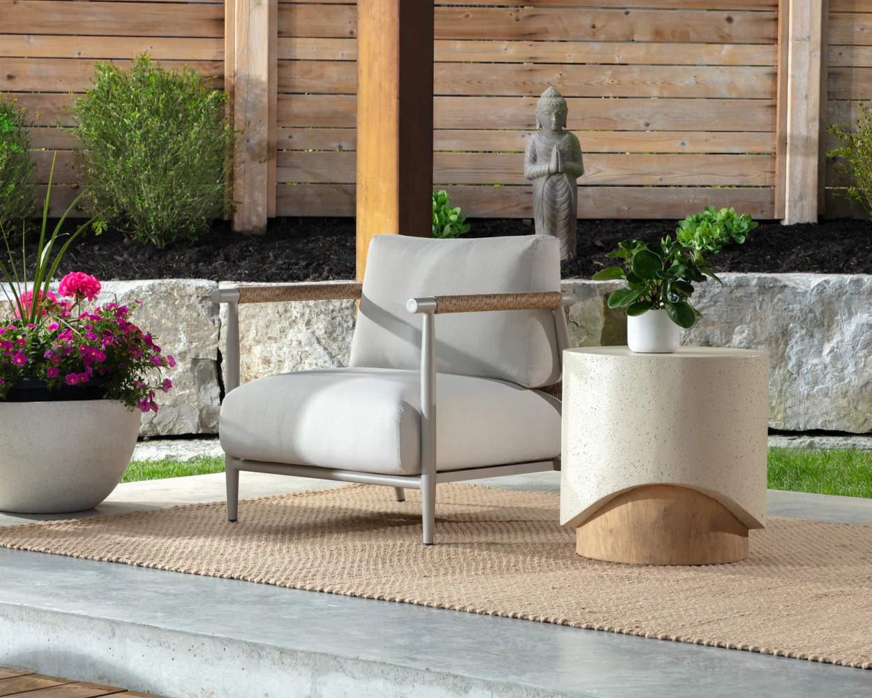 Patras End Table Contemporary Side Table for Living Room, Bedroom, or Office Decor - Image 6